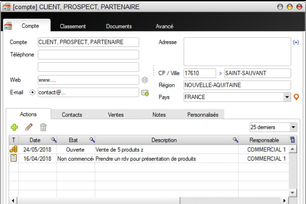 Gestion de comptes : entreprise ou administration